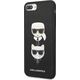 Karl Lagerfeld Etui Karl Lagerfeld KLHCI8LSAKICKCBK Apple iPhone 8/7 Plus czarny/black hardcase Saffiano Ikonik Karl&Choupette Head