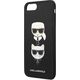 Karl Lagerfeld Etui Karl Lagerfeld KLHCI8LSAKICKCBK Apple iPhone 8/7 Plus czarny/black hardcase Saffiano Ikonik Karl&Choupette Head