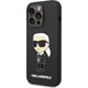 Karl Lagerfeld Etui Karl Lagerfeld KLHMP14LSNIKBCK Apple iPhone 14 Pro hardcase czarny/black Silicone NFT Ikonik Magsafe