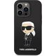 Karl Lagerfeld Etui Karl Lagerfeld KLHMP14LSNIKBCK Apple iPhone 14 Pro hardcase czarny/black Silicone NFT Ikonik Magsafe