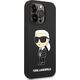 Karl Lagerfeld Etui Karl Lagerfeld KLHMP14LSNIKBCK Apple iPhone 14 Pro hardcase czarny/black Silicone NFT Ikonik Magsafe