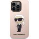 Karl Lagerfeld Etui Karl Lagerfeld KLHMP14LSNIKBCP Apple iPhone 14 Pro hardcase różowy/pink Silicone NFT Ikonik Magsafe