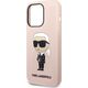 Karl Lagerfeld Etui Karl Lagerfeld KLHMP14LSNIKBCP Apple iPhone 14 Pro hardcase różowy/pink Silicone NFT Ikonik Magsafe
