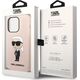 Karl Lagerfeld Etui Karl Lagerfeld KLHMP14LSNIKBCP Apple iPhone 14 Pro hardcase różowy/pink Silicone NFT Ikonik Magsafe