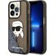 Karl Lagerfeld Etui Karl Lagerfeld KLHCP14LLNKHCK Apple iPhone 14 Pro czarny/black hardcase Glitter NFT Karl Head