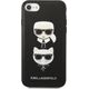 Karl Lagerfeld Etui Karl Lagerfeld KLHCI8SAKICKCBK Apple iPhone SE 2022/SE 2020/8/7 czarny/black hardcase Saffiano Ikonik Karl&Choupette Head