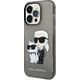 Karl Lagerfeld Etui Karl Lagerfeld KLHCP14LHNKCTGK Apple iPhone 14 Pro czarny/black hardcase IML GLIT NFT Karl&Choupette