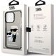 Karl Lagerfeld Etui Karl Lagerfeld KLHCP14LHNKCTGK Apple iPhone 14 Pro czarny/black hardcase IML GLIT NFT Karl&Choupette