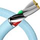 Kabel USB Baseus USB-A - Lightning 2 m Niebieski (CAJY001203)