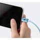 Kabel USB Baseus USB-A - Lightning 2 m Niebieski (CAJY001203)