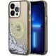 Karl Lagerfeld Karl Lagerfeld Liquid Glitter RSG - Etui iPhone 14 Pro Max (czarny)
