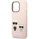 Karl Lagerfeld Karl Lagerfeld Liquid Silicone Karl & Choupette MagSafe - Etui iPhone 14 Pro Max (różowy)