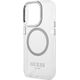 Guess Etui Guess Metal Outline Magsafe HardCase do iPhone 14 Pro Max srebrne