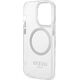 Guess Etui Guess Metal Outline Magsafe HardCase do iPhone 14 Pro Max srebrne