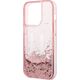 Karl Lagerfeld Etui Karl Lagerfeld Liquid Glitter Big KL HardCase do iPhone 14 Pro różowe