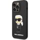 Karl Lagerfeld Etui Karl Lagerfeld KLHCP14LSNIKBCK Apple iPhone 14 Pro hardcase czarny/black Silicone Ikonik