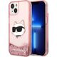 Karl Lagerfeld Etui Karl Lagerfeld KLHCP14MLNCHCP Apple iPhone 14 Plus różowy/pink hardcase Glitter Choupette Head