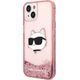 Karl Lagerfeld Etui Karl Lagerfeld KLHCP14MLNCHCP Apple iPhone 14 Plus różowy/pink hardcase Glitter Choupette Head