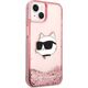 Karl Lagerfeld Etui Karl Lagerfeld KLHCP14MLNCHCP Apple iPhone 14 Plus różowy/pink hardcase Glitter Choupette Head