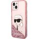 Karl Lagerfeld Etui Karl Lagerfeld KLHCP14MLNKHCP Apple iPhone 14 Plus różowy/pink hardcase Glitter Karl Head