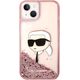 Karl Lagerfeld Etui Karl Lagerfeld KLHCP14MLNKHCP Apple iPhone 14 Plus różowy/pink hardcase Glitter Karl Head