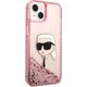 Karl Lagerfeld Etui Karl Lagerfeld KLHCP14MLNKHCP Apple iPhone 14 Plus różowy/pink hardcase Glitter Karl Head