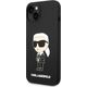 Karl Lagerfeld Etui Karl Lagerfeld KLHCP14MSNIKBCK Apple iPhone 14 Plus hardcase czarny/black Silicone Ikonik