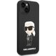Karl Lagerfeld Etui Karl Lagerfeld KLHCP14MSNIKBCK Apple iPhone 14 Plus hardcase czarny/black Silicone Ikonik