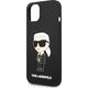 Karl Lagerfeld Etui Karl Lagerfeld KLHCP14MSNIKBCK Apple iPhone 14 Plus hardcase czarny/black Silicone Ikonik
