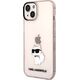 Karl Lagerfeld Etui Karl Lagerfeld KLHCP14SHNCHTCP Apple iPhone 14 różowy/pink hardcase Ikonik Choupette