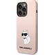Karl Lagerfeld Etui Karl Lagerfeld KLHCP14XSNCHBCP Apple iPhone 14 Pro Max hardcase różowy/pink Silicone Choupette