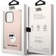 Karl Lagerfeld Etui Karl Lagerfeld KLHCP14XSNCHBCP Apple iPhone 14 Pro Max hardcase różowy/pink Silicone Choupette