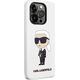 Karl Lagerfeld Etui Karl Lagerfeld KLHCP14XSNIKBCH Apple iPhone 14 Pro Max hardcase biały/white Silicone Ikonik