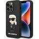 Karl Lagerfeld Etui Karl Lagerfeld KLHCP14XSNIKBCK Apple iPhone 14 Pro Max hardcase czarny/black Silicone Ikonik