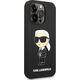 Karl Lagerfeld Etui Karl Lagerfeld KLHCP14XSNIKBCK Apple iPhone 14 Pro Max hardcase czarny/black Silicone Ikonik