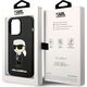 Karl Lagerfeld Etui Karl Lagerfeld KLHCP14XSNIKBCK Apple iPhone 14 Pro Max hardcase czarny/black Silicone Ikonik