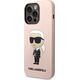 Karl Lagerfeld Etui Karl Lagerfeld KLHCP14XSNIKBCP Apple iPhone 14 Pro Max hardcase różowy/pink Silicone Ikonik