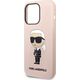 Karl Lagerfeld Etui Karl Lagerfeld KLHCP14XSNIKBCP Apple iPhone 14 Pro Max hardcase różowy/pink Silicone Ikonik