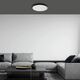 Lampa sufitowa Milagro Ledowy plafon Maya 13W czarna z czujnikiem ruchu zmierzchu