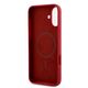Original Case IPHONE 16 PLUS Karl Lagerfeld Hardcase Silicone Karl&Choupette Ring MagSafe red 3666339318697