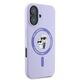 Original Case IPHONE 16 PLUS Karl Lagerfeld Hardcase Silicone Karl&Choupette Ring MagSafe purple 3666339318734