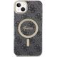 Guess Zestaw Guess GUBPP14MH4EACSK Case+ Charger iPhone 14 Plus 6,7" czarny/black hard case 4G Print MagSafe NoSize