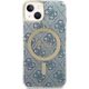 Guess Zestaw Guess GUBPP14MH4EACSB Case+ Charger iPhone 14 Plus 6,7" niebieski/blue hard case 4G Print MagSafe NoSize