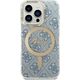 Guess Zestaw Guess GUBPP14XH4EACSB Case+ Charger iPhone 14 Pro Max 6,7" niebieski/blue hard case 4G Print MagSafe NoSize