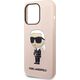 Karl Lagerfeld Karl Lagerfeld KLHCP14LSNIKBCP iPhone 14 Pro 6,1" hardcase różowy/pink Silicone Ikonik NoSize