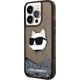 Karl Lagerfeld Karl Lagerfeld KLHCP14LLNCHCK iPhone 14 Pro 6,1" czarny/black hardcase Glitter Choupette Head NoSize