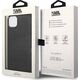 Karl Lagerfeld KARL LAGERFELD IPHONE 14 PLUS LEATHER PERFORATED LOGO KLHCP14MFWHK BLACK