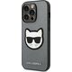 Karl Lagerfeld KARL LAGERFELD IPHONE 14 PRO CHOUPETTE HEAD PATCH KLHCP14LSAPCHG SILVER