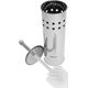 KingHoff SZCZOTKA DO WC Z POJEMNIKIEM ZE STALI NIERDZEWNEJ KINGHOFF KK-3220