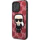 Karl Lagerfeld Etui Karl Lagerfeld KLHCP13LPMNIKPI Apple iPhone 13 Pro hardcase czerwony/red Monogram Ikonik Patch